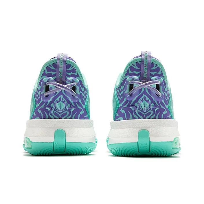 361° Ultra Star 1.0 Pro Basketball Shoes Men Low Top Jade Green/Ultraviolet-3