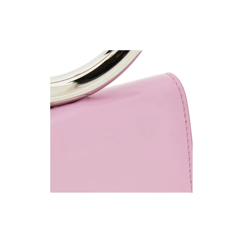 FERRAGAMO Cow Leather Card Holder Women's Pink-2