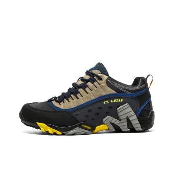 Scout Wolf Anti-Slip Wear-Resistant Low-Top Outdoor Shoes Unisex Dark Blue Yellow