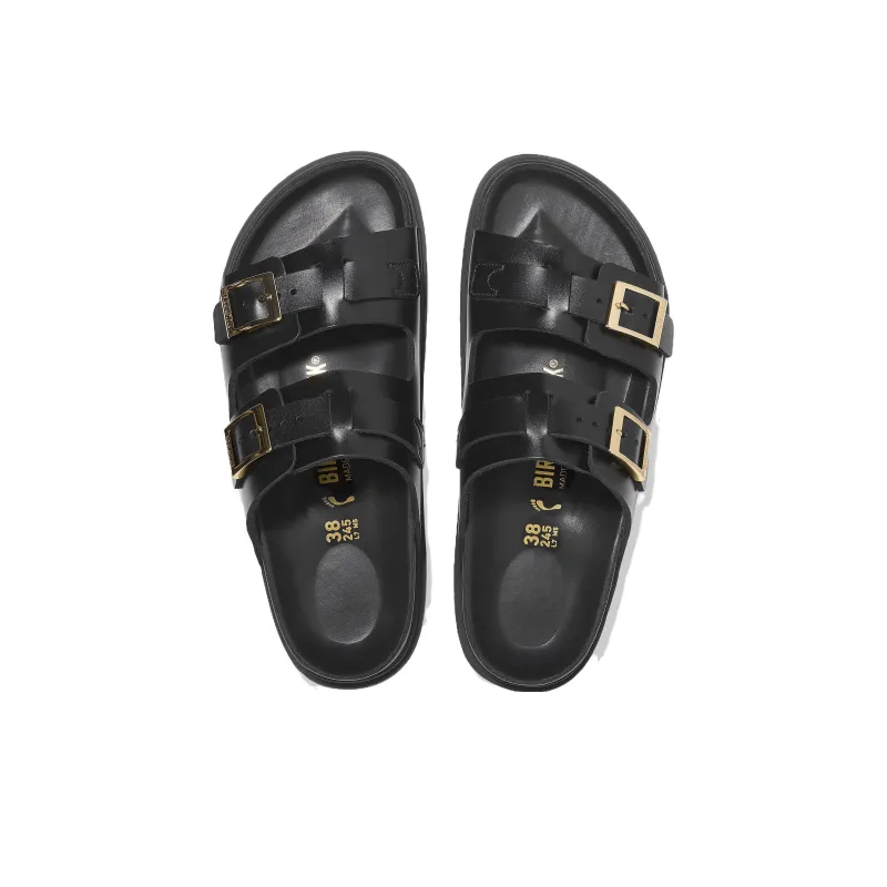 Birkenstock St Barths Natural Leather Narrow Fit 'Black'-3