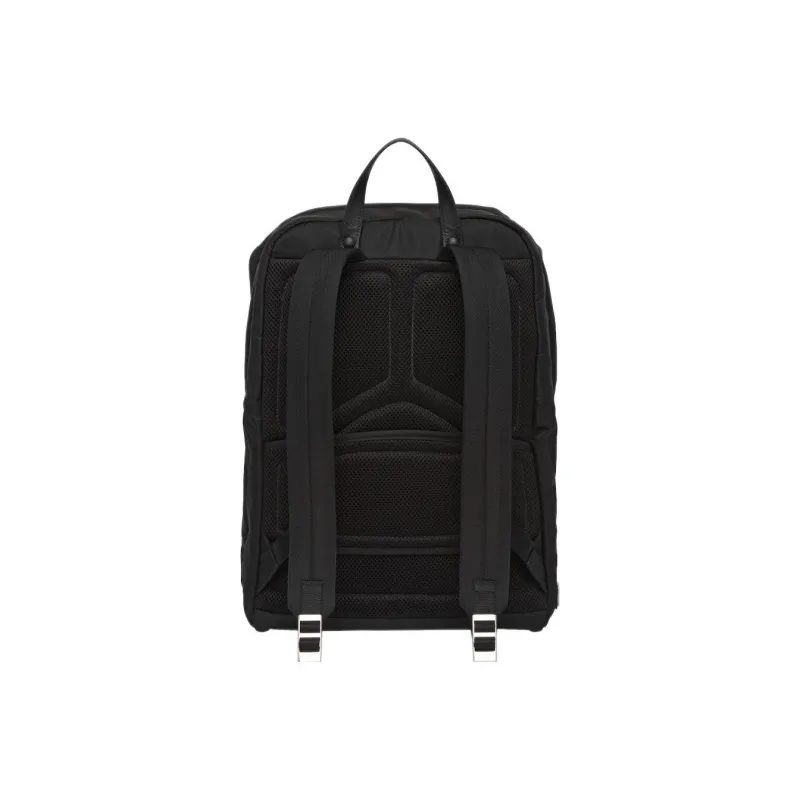 PRADA Saffiano Leather Backpack Men's Black-2