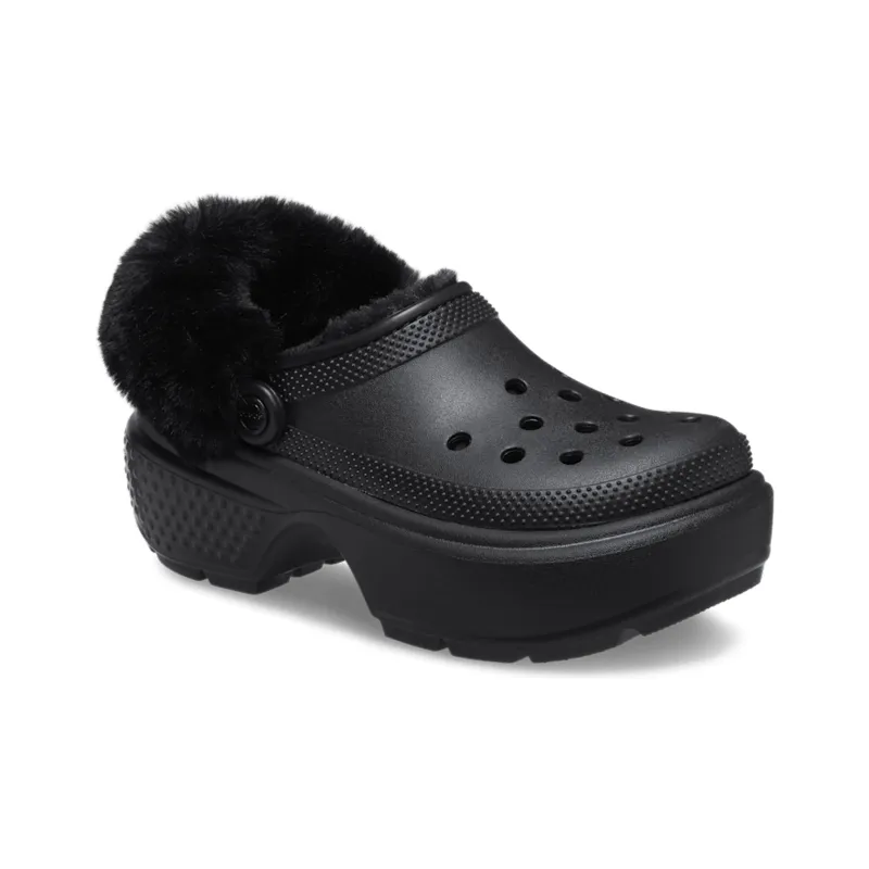 Crocs STOMP LINED CLOG Clogs Unisex Black-1