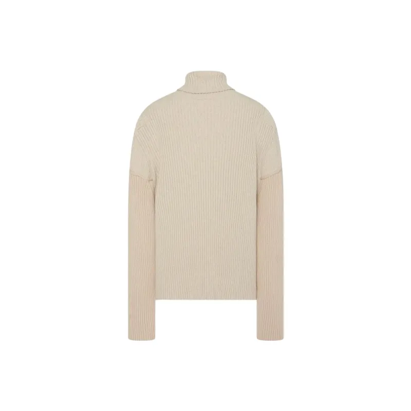 THE ROW Dua Drop shoulder Ribbed Jumper-1