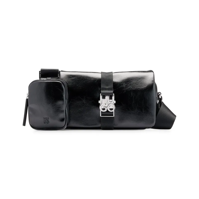 HUGO BOSS Polyester Shoulder Bag Crossbody Bag Mini Women's Black-0