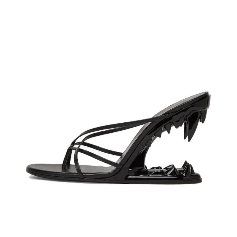 GCDS Morso 100mm Leather Mules-0