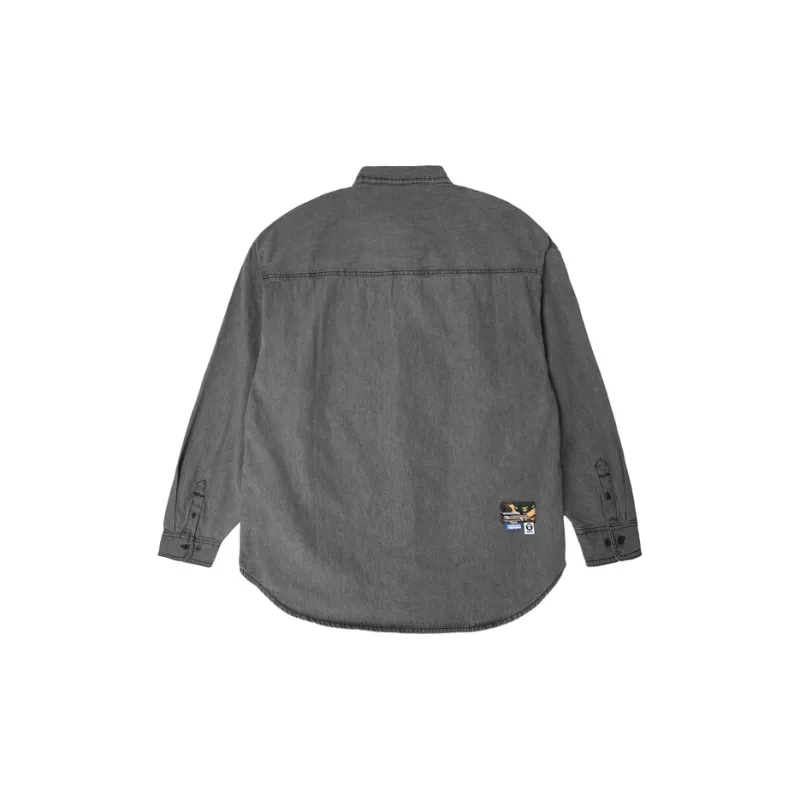Aape Logo patch Cotton Shirt-1