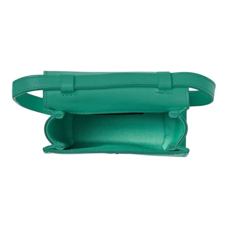 KARL LAGERFELD Polyurethane Envelope Bag, Shoulder Bag, Crossbody Bag Mini Women's Jade Green-1