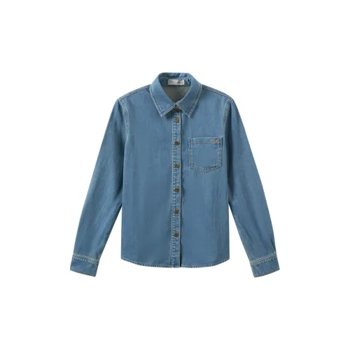 Inman Shirts Women's Denim Blue