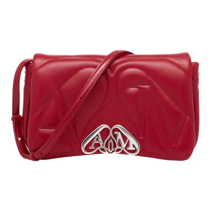 Alexander McQueen The Seal Logo Plaque Small Shoulder Bag-2