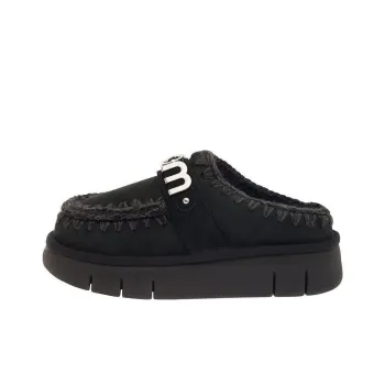 MOU Wrap toe Slippers Women's Black