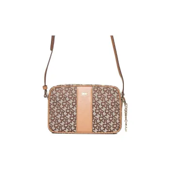 DKNY Polyester Crossbody Bag Shoulder Bag Regular Women's Brown