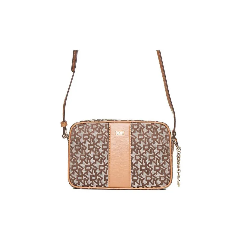DKNY Polyester Crossbody Bag Shoulder Bag Regular Women's Brown-0