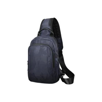 BJIAX Oxford Sling Bag Regular Men's Blue