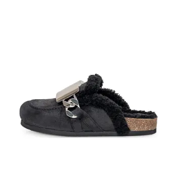 JW Anderson Wrap toe Slippers Women's Black