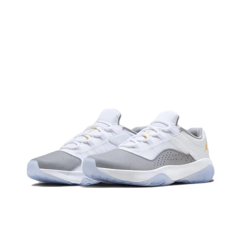 Air Jordan 11 CMFT Low 'Cement Topaz Gold'-2
