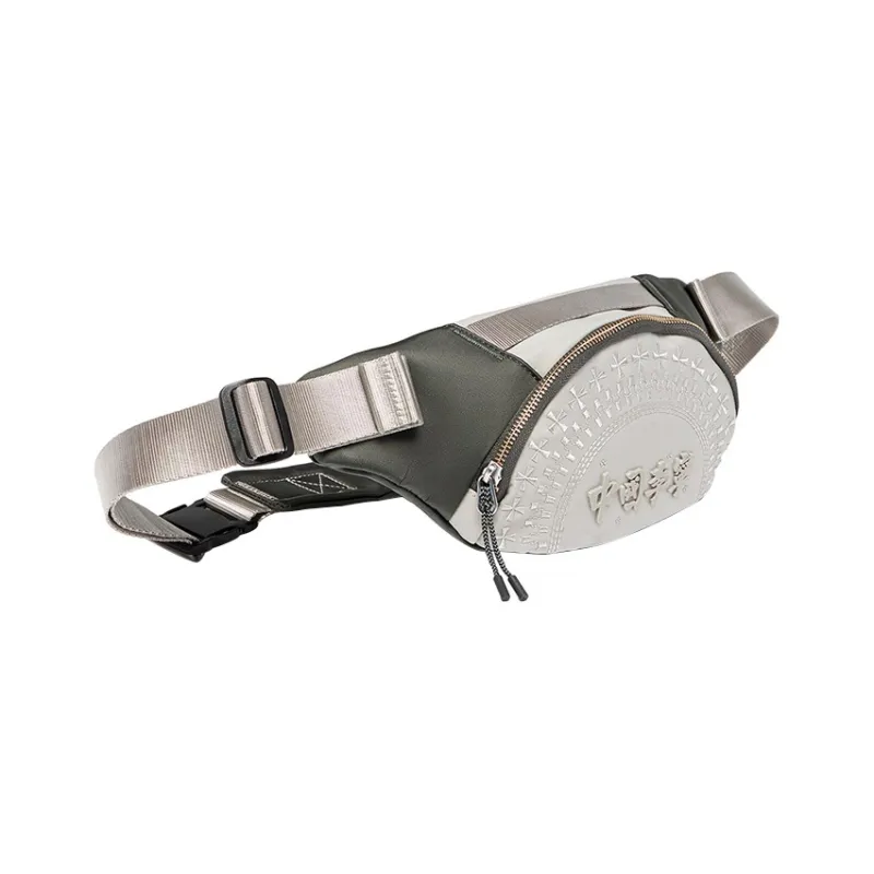 LiNing Polyamide Sling Bag Regular Unisex Oat Gray-1