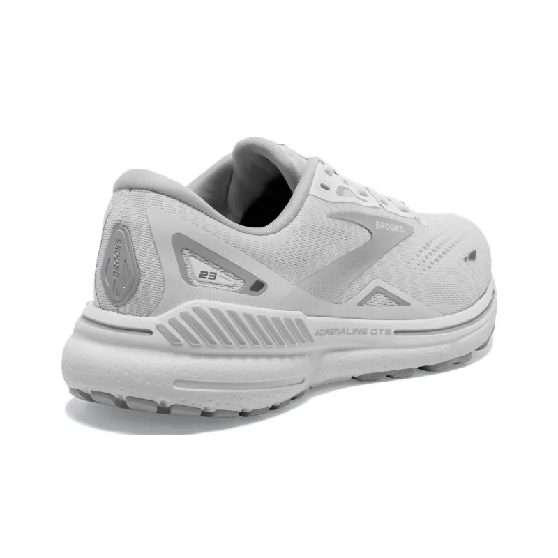 Brooks Adrenaline GTS Cushioning, Wear Resistant Low Top Casual Running Shoes Women's White-2