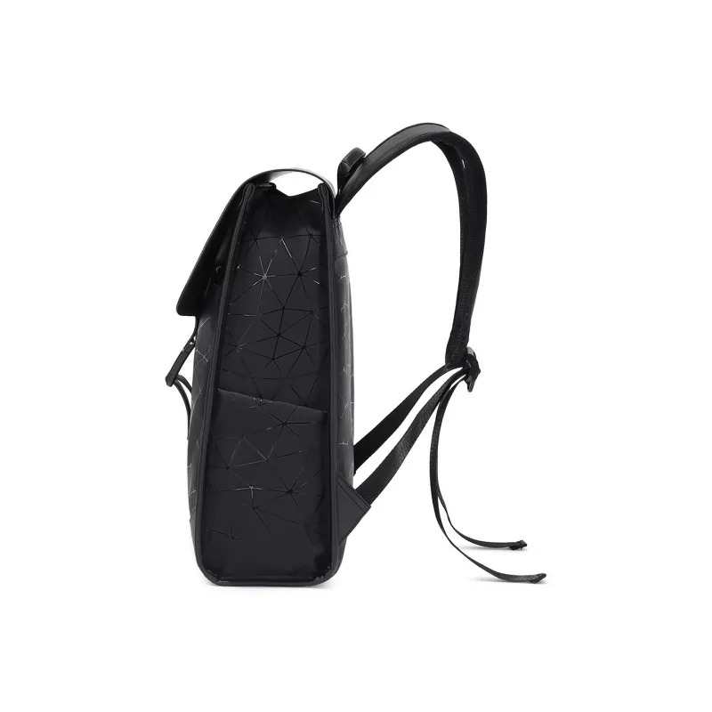 Slazenger PU Backpack Unisex Black Diamond Pattern-3