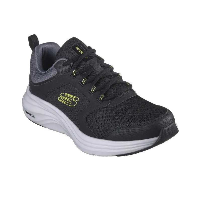 Skechers Vapor Foam Cushioned Slip Resistant Abrasion Resistant Low Top Running Shoes Men's Black-2