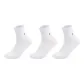 White, Men's Sports Mid-Calf Socks 3 Pack