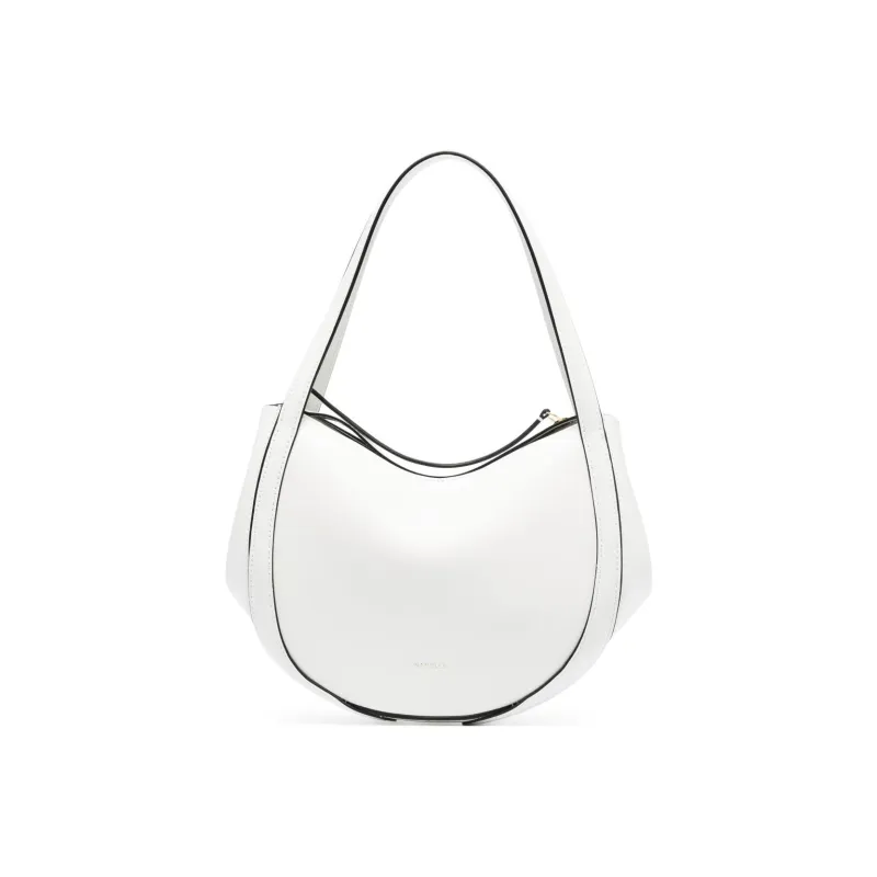 Wandler Calfskin Handbag, Shoulder Bag Regular Women's Ivory White-0