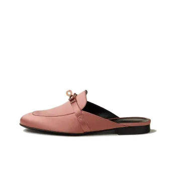HERMES Oz Abrasion Resistant Wrap toe Slippers Women's Pink
