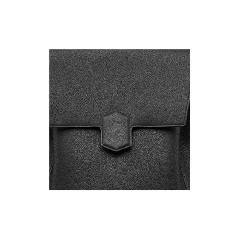 HERMES Maurice Bullock Leather Backpack Regular Men's 89 Noir Black-4