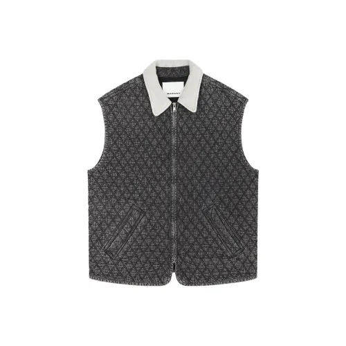 ISABEL MARANT Vests Men Dark Gray