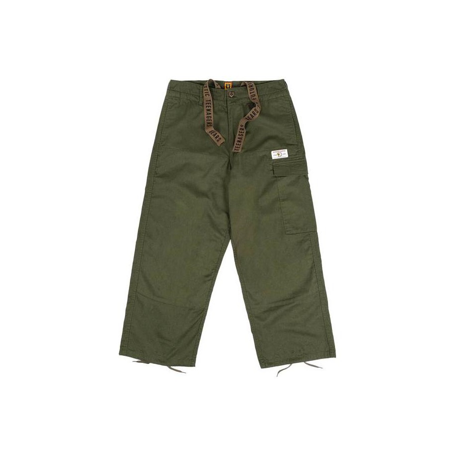 HUMAN MADE Military Motorcycle Pants Green