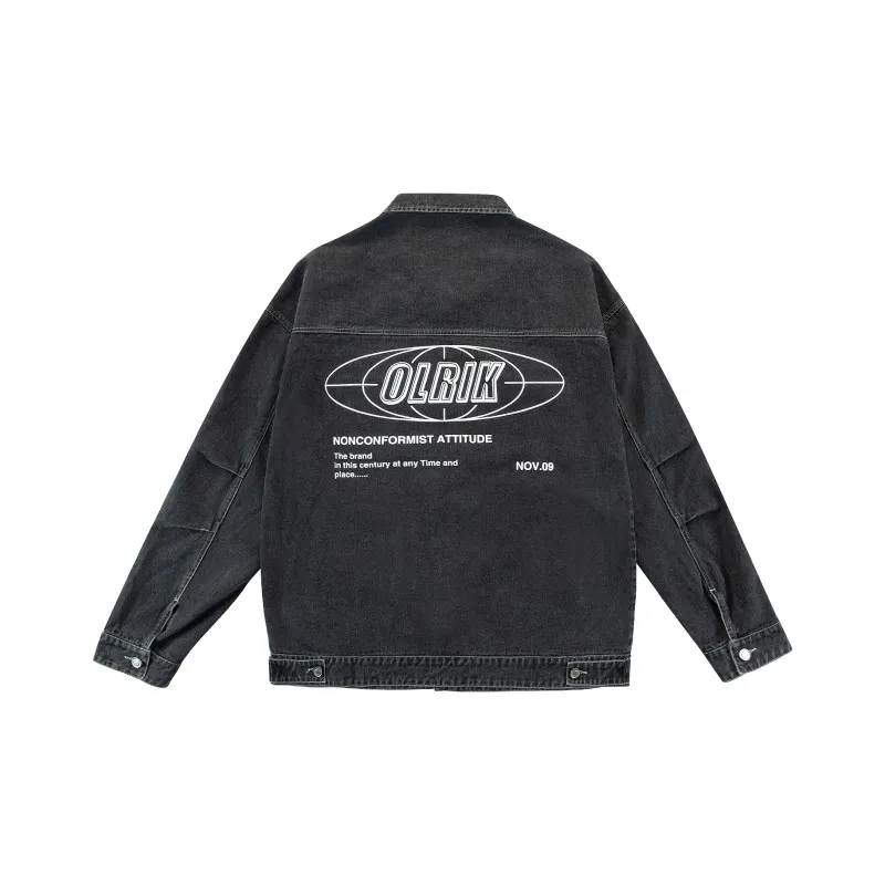 OLRIK Denim Jackets Unisex-1