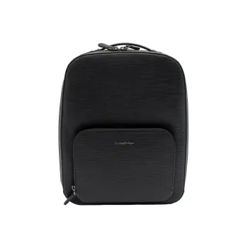 Zegna Calfskin Backpack Men's Black