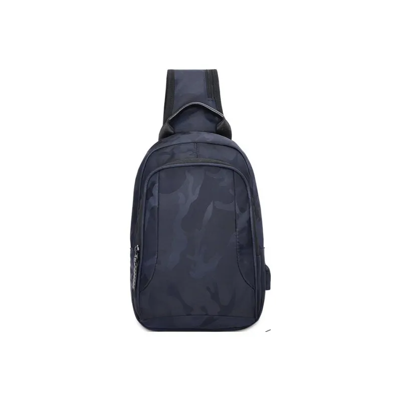 BJIAX Oxford Sling Bag Regular Men's Blue-1