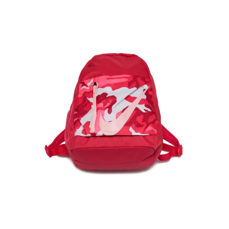 Nike Polyester Backpack Regular Women's Camouflage Red-1