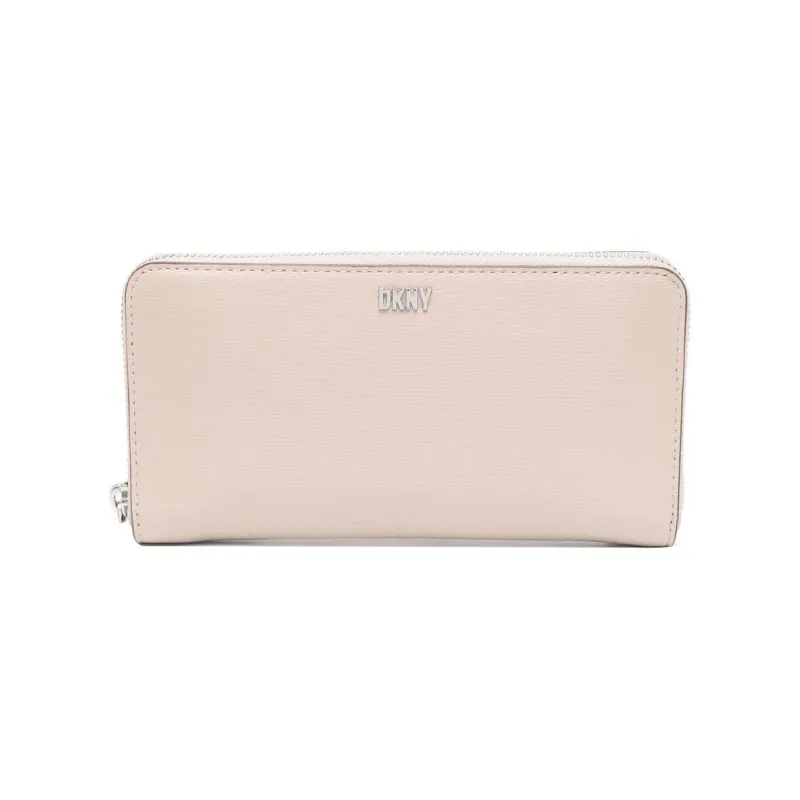 DKNY Calfskin Wallet Regular Women's Light Pink-0