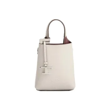 TOD'S T Timeless Pendant Detailed Micro Tote Bag