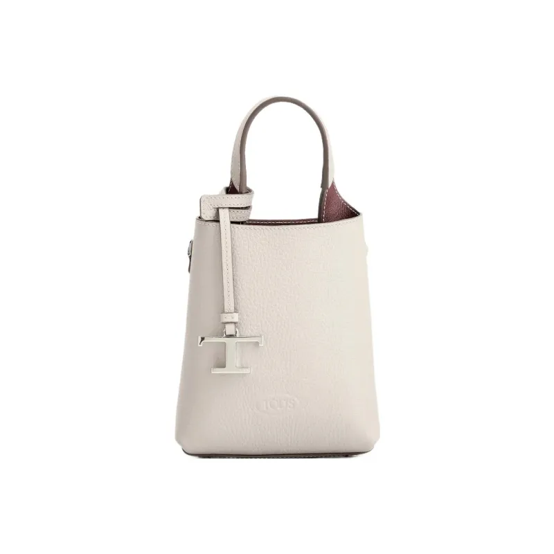 TOD'S T Timeless Pendant Detailed Micro Tote Bag-0