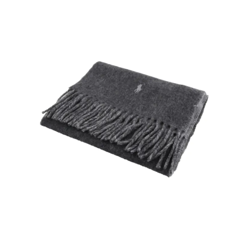 Polo Ralph Lauren Knit Scarves Unisex Light Gray-1