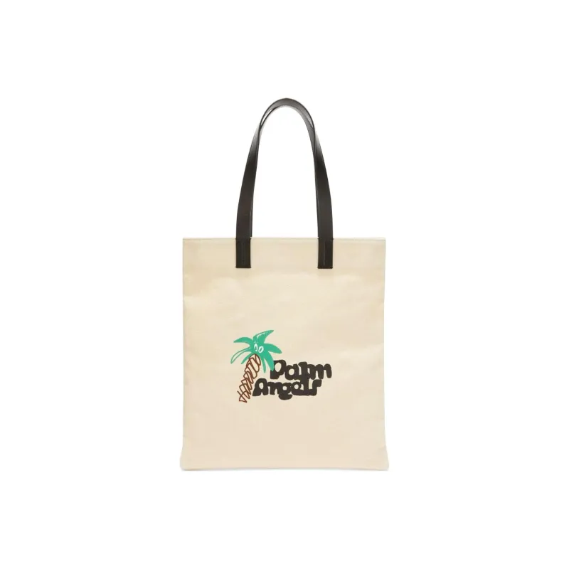 PALM ANGELS Sketchy Logo print Tote Bag-0