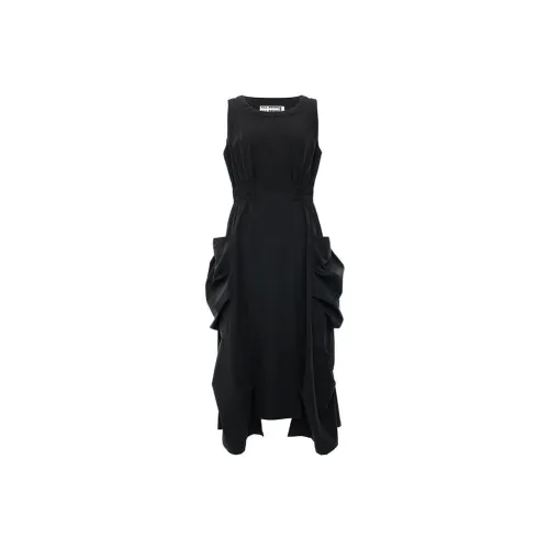 ALL BEINGS Sleeveless Dresses Women's Black