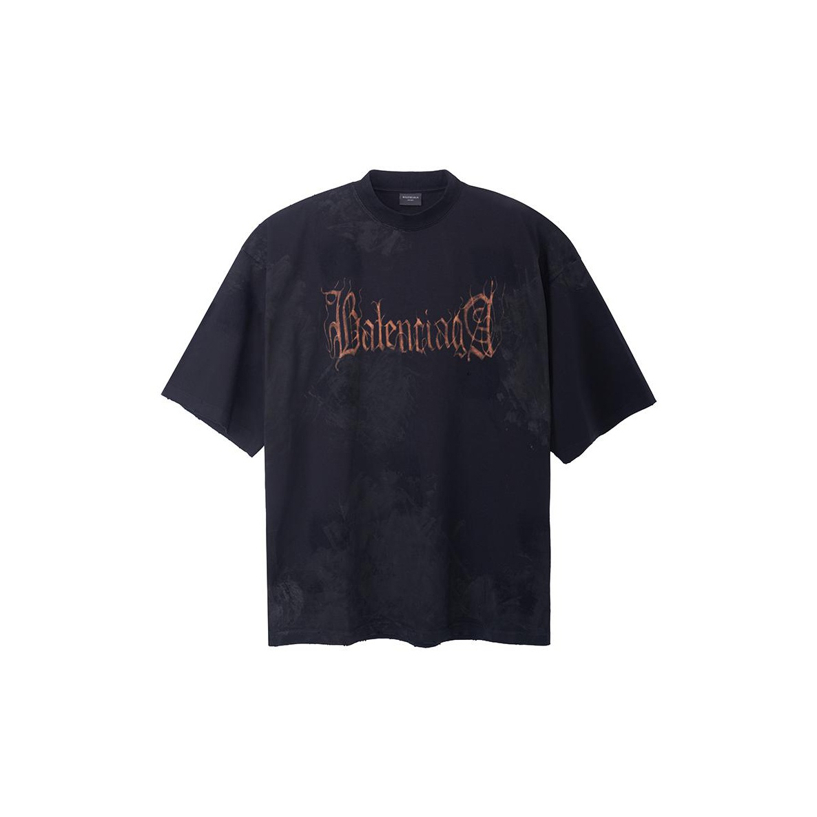 Balenciaga Heavy Metal Large Fit T-shirt In Faded - POIZON