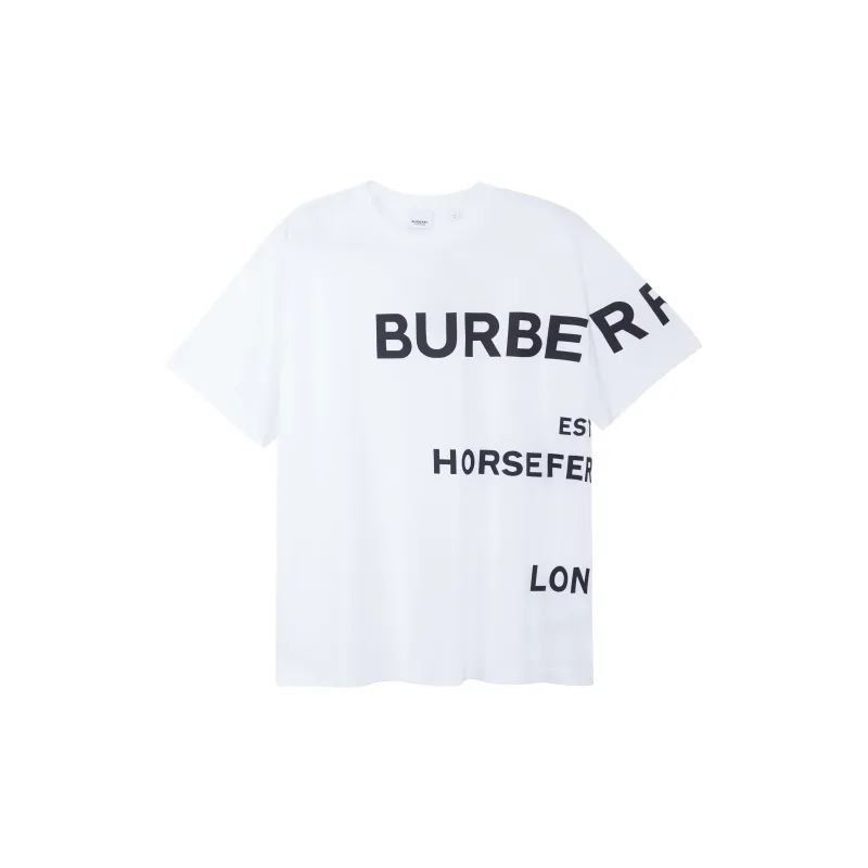 Burberry Logo Printed Crewneck T-Shirt-0
