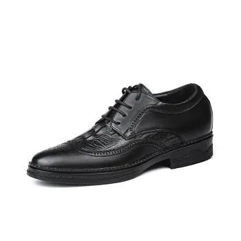 SULEGAO Men's Casual Shoes Men's Black