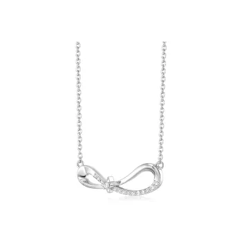 KADER 925 Sterling Silver Infinite Sparkle Star Necklace Women's