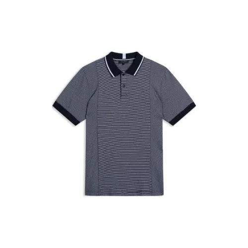 Ted Baker Polo Shirts Men Navy Blue