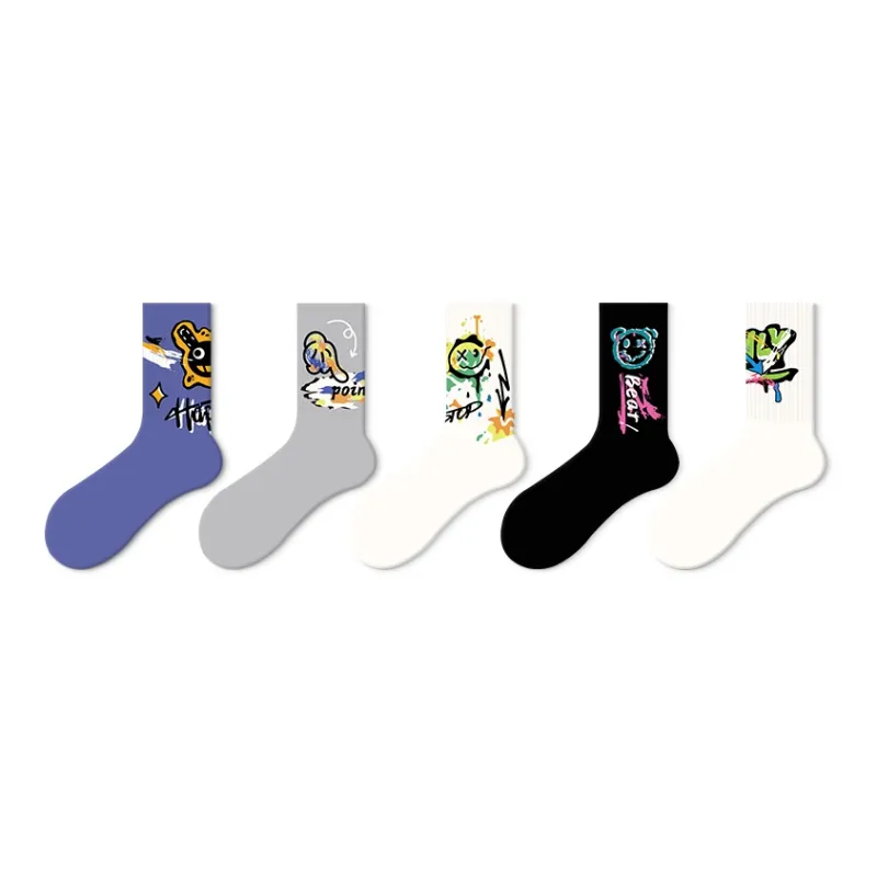 JKN Unisex Mid Calf Socks-11