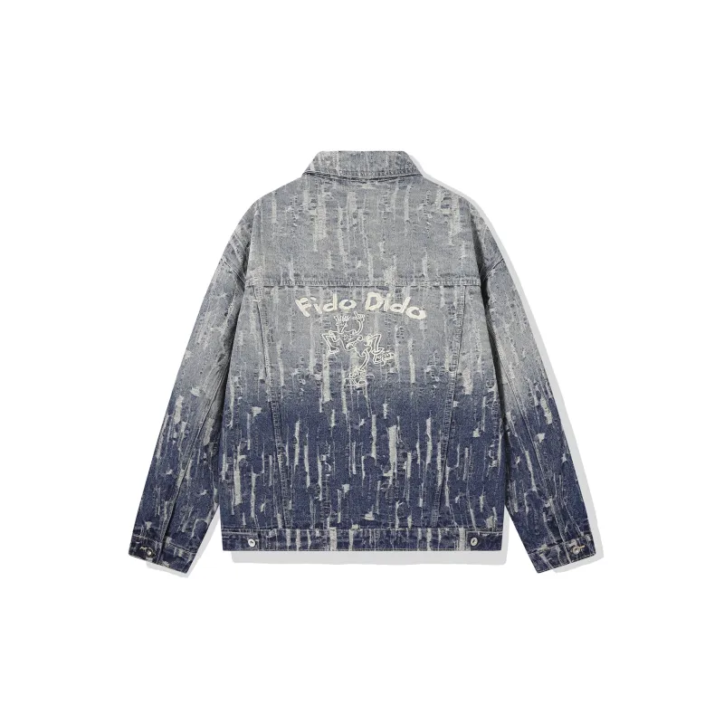 FIDO DIDO Denim Jackets Unisex-11