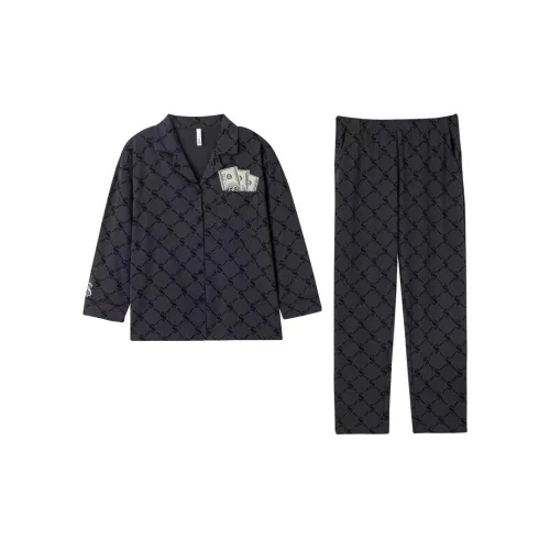 DAMOS·LOVE Pajama Set Fall Women's Dark Gray