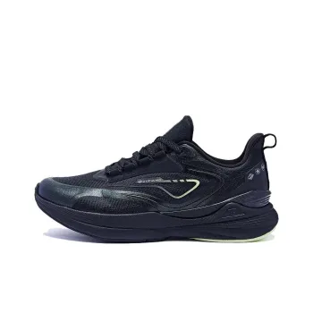 QIAODAN Cushioning Breathable Low Top Running Shoes Men's Shimmer Green