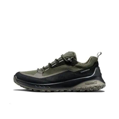Ecco Otto Series Breathable Low Top Casual Shoes Men's Black Green
