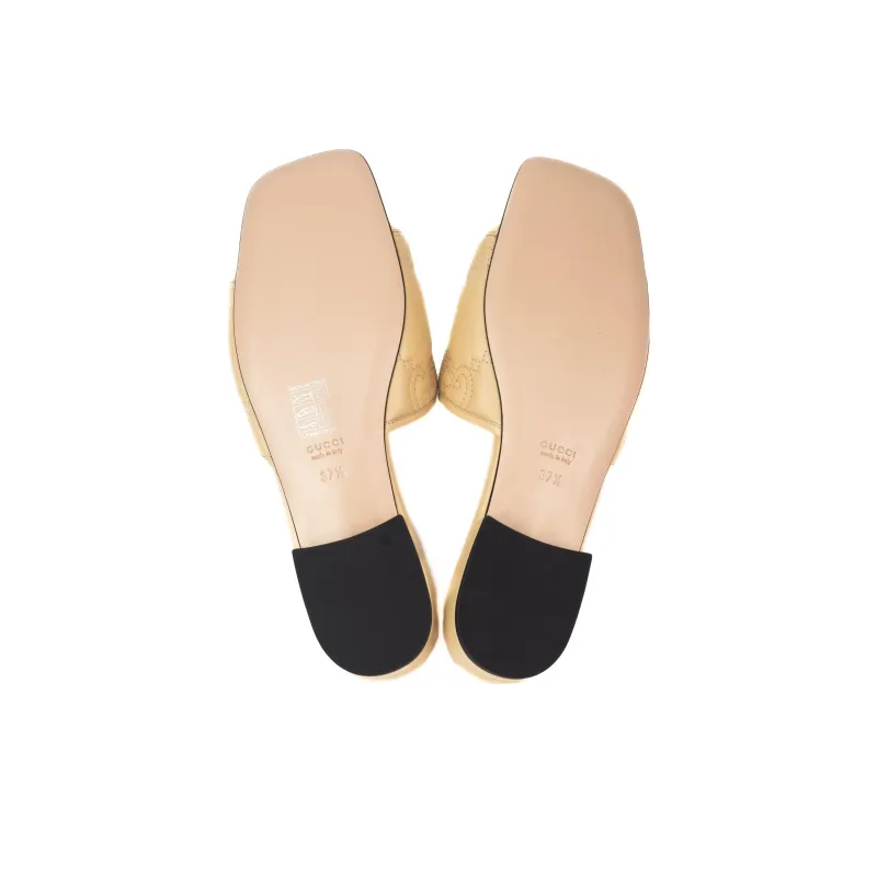 GUCCI GG Matelassé Slide Sandals-4
